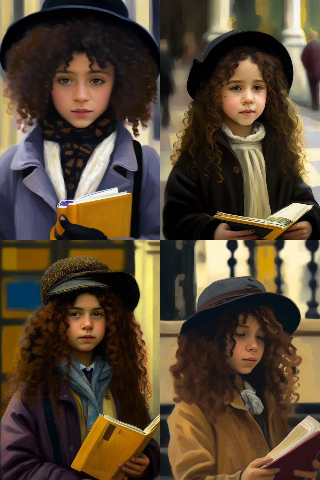 anna_hernandez_a_young_girl_with_curly_hair_and_hat_reading_a_b_97c2464c-fe76-4b1d-85a2-37c1c24fed52